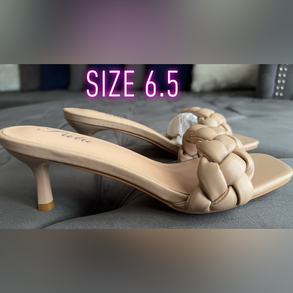 Cute short nude heels